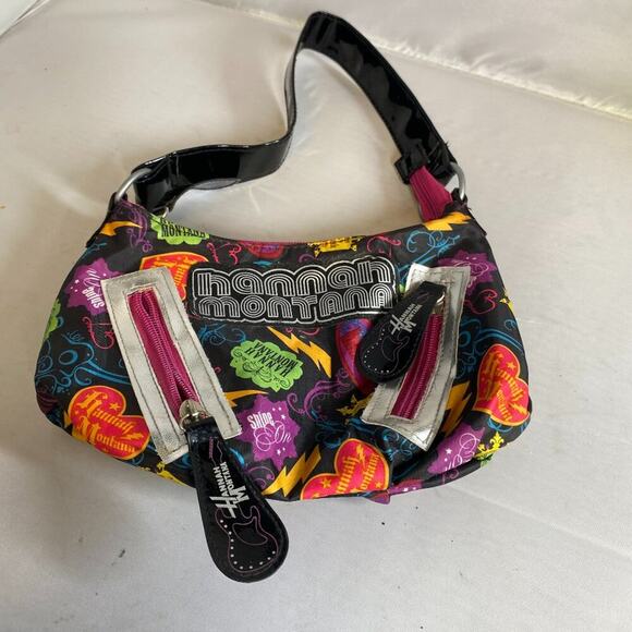 Disney Hannah Montana Small Nylon Shoulder Bag Purse vintage - Picture 1 of 4